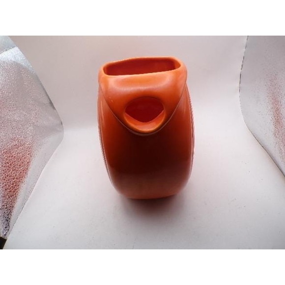 Vintage Fiesta Orange Disk Pitcher Homer Laughlin Ceramic Water Jug Made in USA - Picture 2 of 8